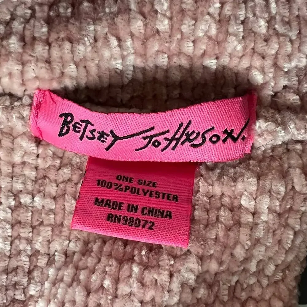 Betsey Johnson Pink‎ Knit Bow Headband